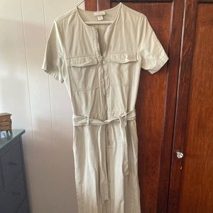 Asos-Monki Short Sleeve Utility Jumpsuit - Size XS